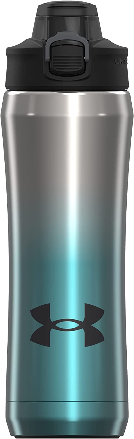 Under Armour 18oz Beyond Gradient Vacuum Insulated Water Bottle, Gradient Breeze/Chrome