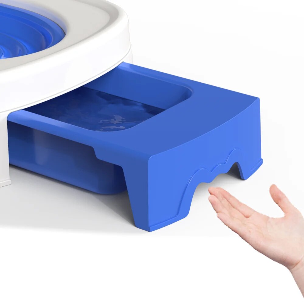2023 latest cat toilet toilet trainer reusable cat litter box without cat litter teaching cats to use toilet tools 1621