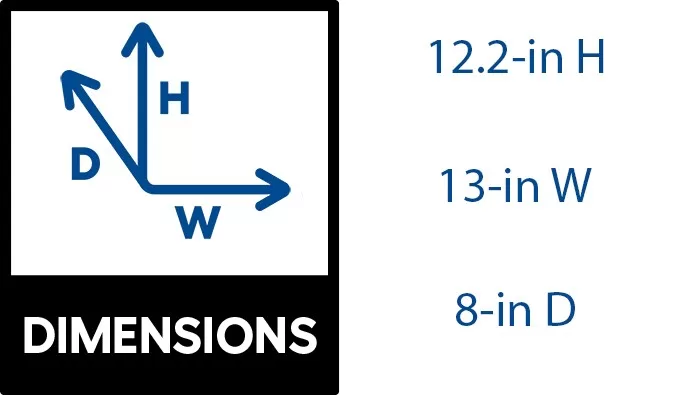 Vornado 1-Gallons Tabletop Evaporative Humidifier (For Rooms Up To 300-sq ft)
