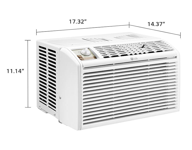 LG 5,000 BTU Window Air Conditioner with Manual Controls