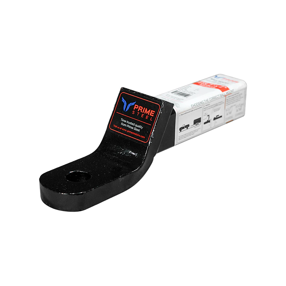 Trailer Tow Receiver Ball Mount w/ Hitch Pin and Clip 2 inch Drop 5/8 rise 8.25 inch long (7.5K Capacity) PS-18112