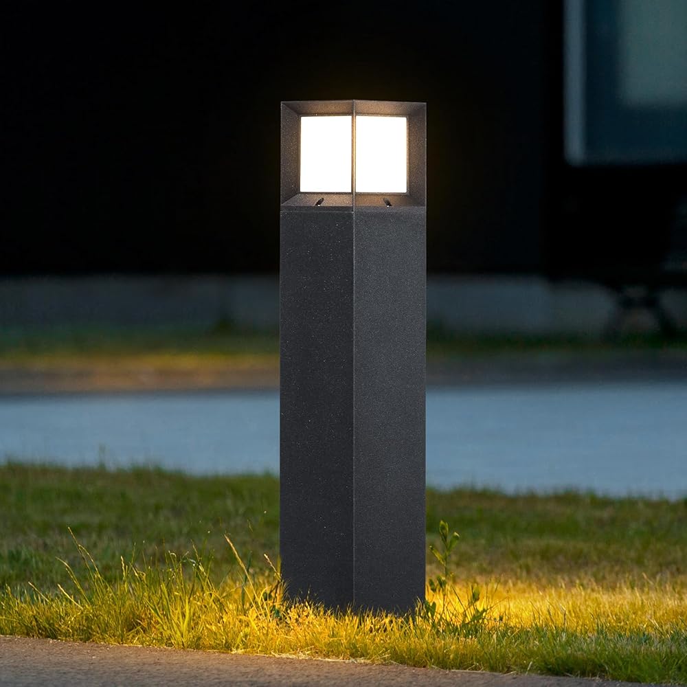 Garden Lights Outdoor Decoration Lawn Lamp Waterproof LED For Yard Pathway Landscape Bollard Solar Power Lighting - View #7
