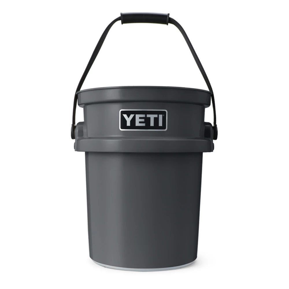 YETI Loadout 5-Gallon Bucket, Impact Resistant Fishing/Utility Bucket, Charcoal (26010000012)