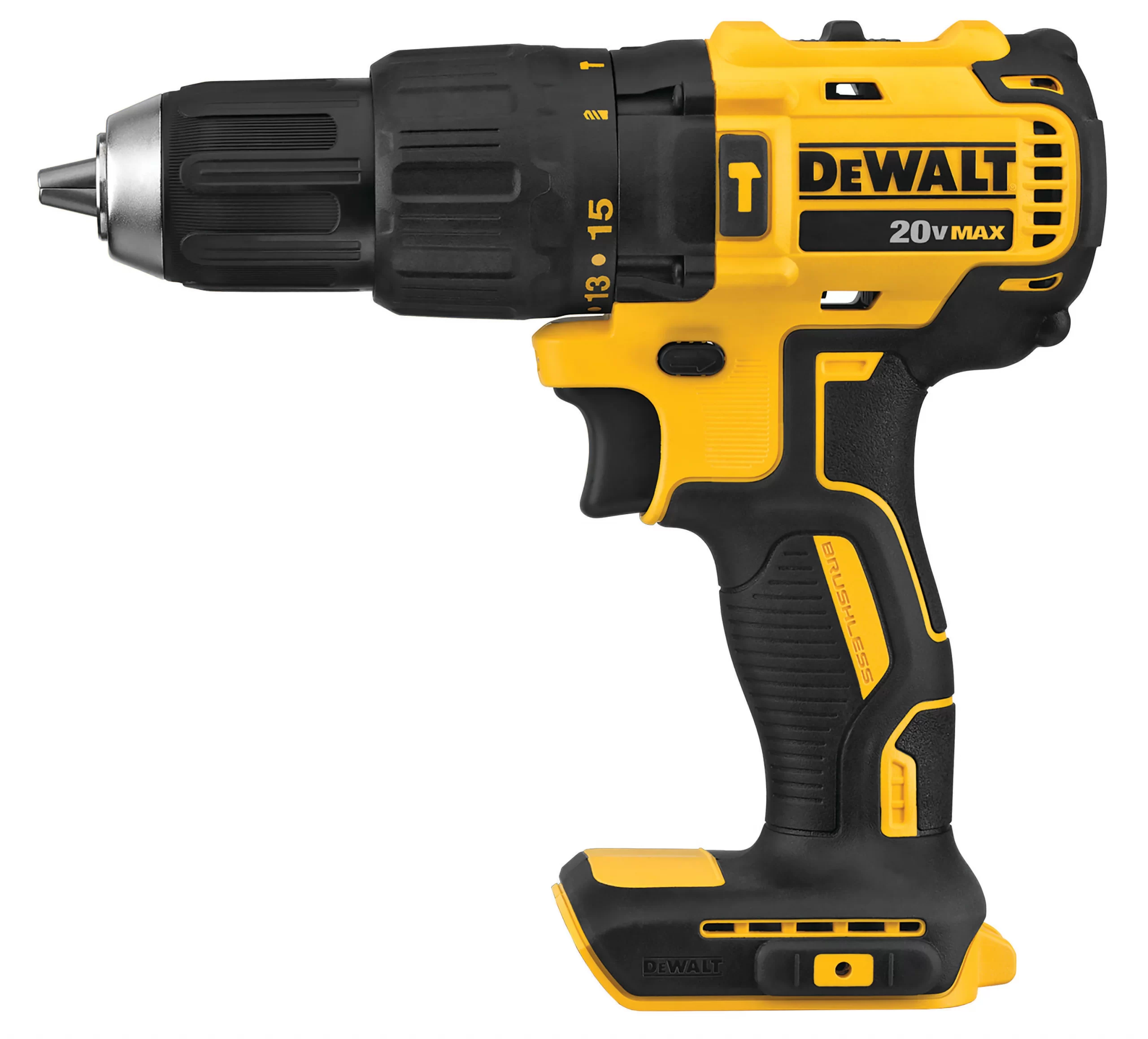 DEWALT DCD778C2 1/2-in 20-volt Max Variable Speed Brushless Cordless Hammer Drill (2-Batteries Included)