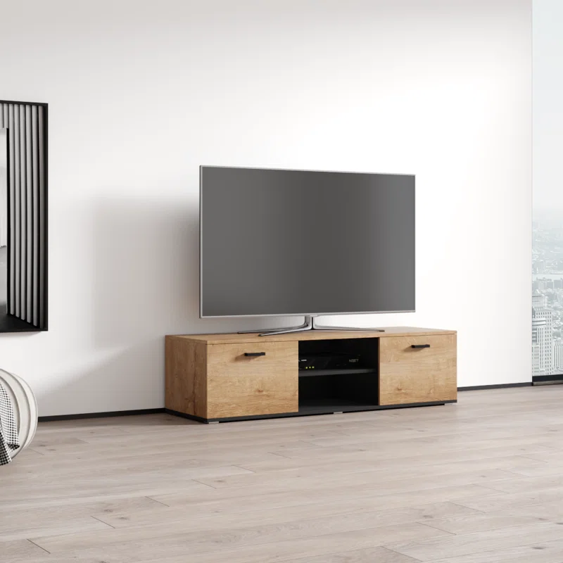 Sabala TV Stand for TVs Up to 65′′ Orren Ellis Color: Oak