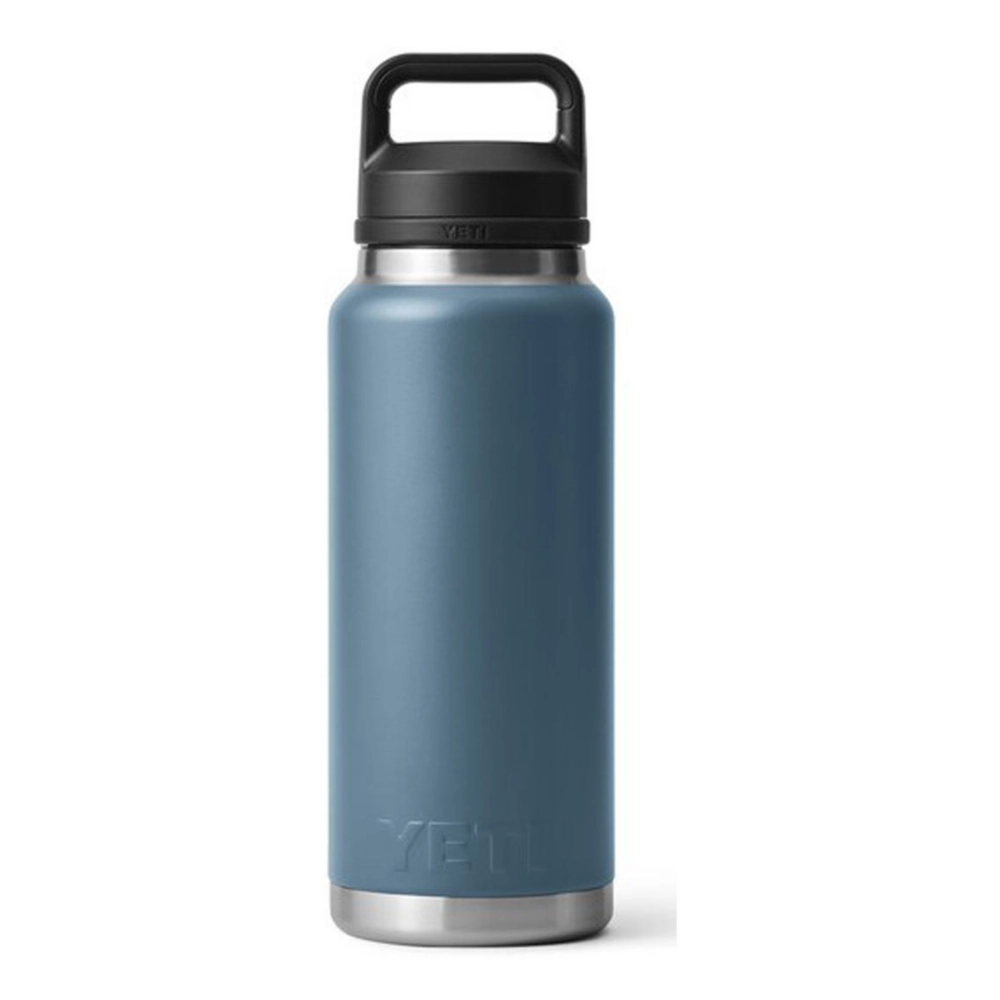 YETI Rambler 36 oz Bottle, Vacuum Insulated, Stainless Steel with Chug Cap, Nordic Blue