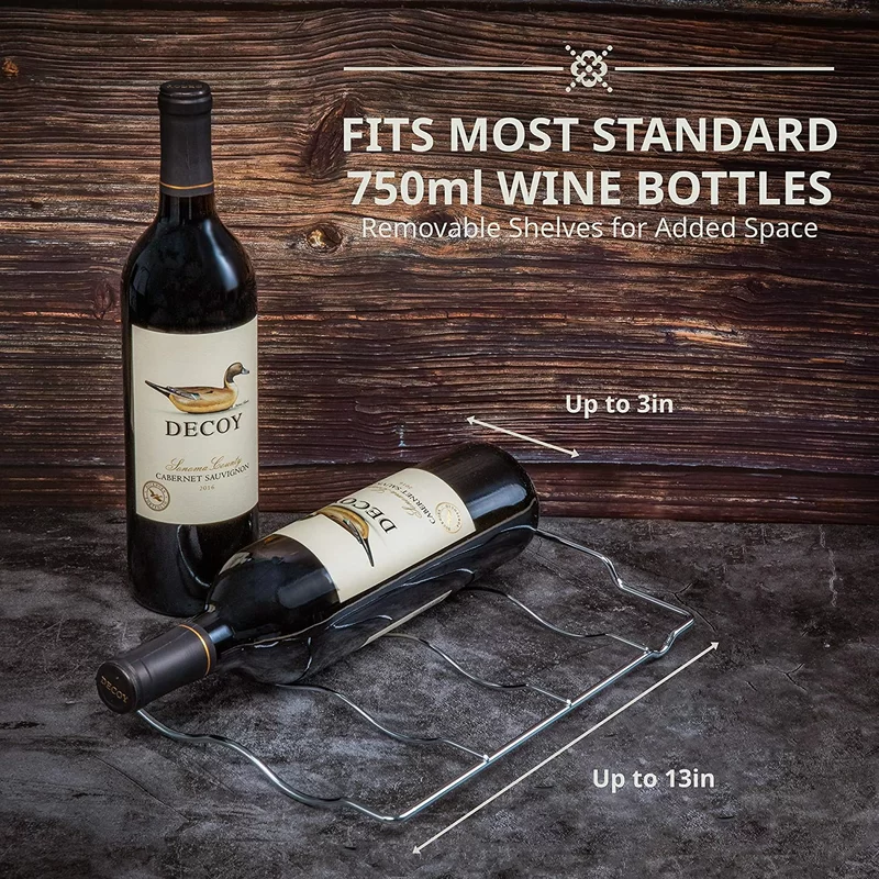 Ivation IVFWCC121B Wine Fridge, Freestanding Wine Refrigerator, 12 Bottle Wine Cooler