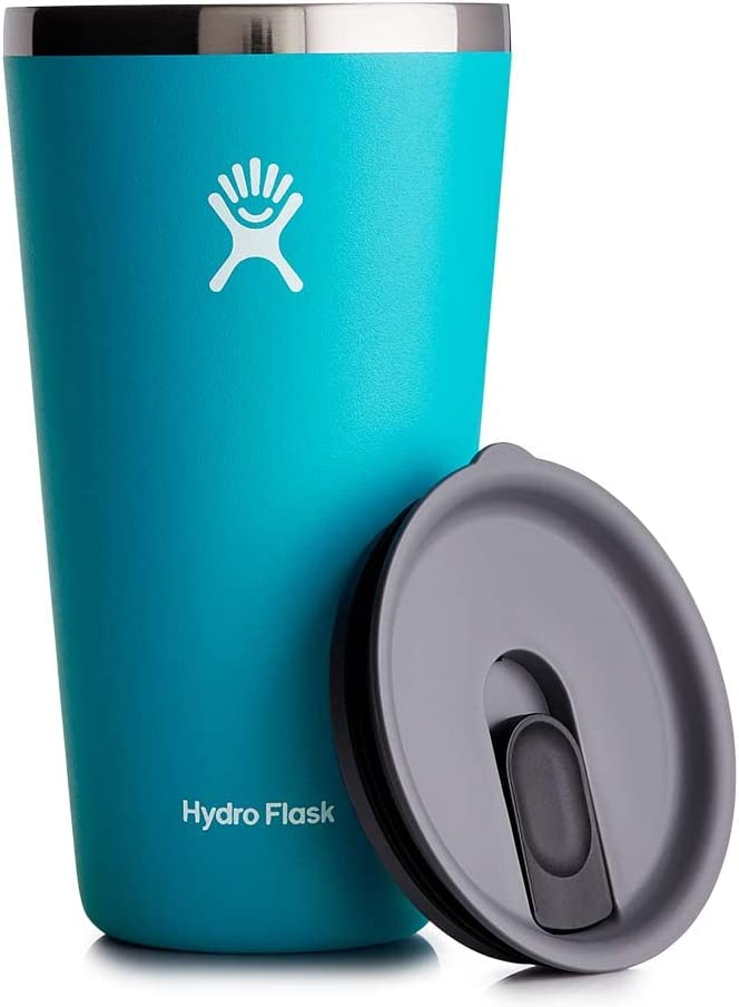 Hydro Flask 28oz All Around Tumbler – Stainless Steel Reusable Insulated Travel Drinking Cup Water Bottle with Lid