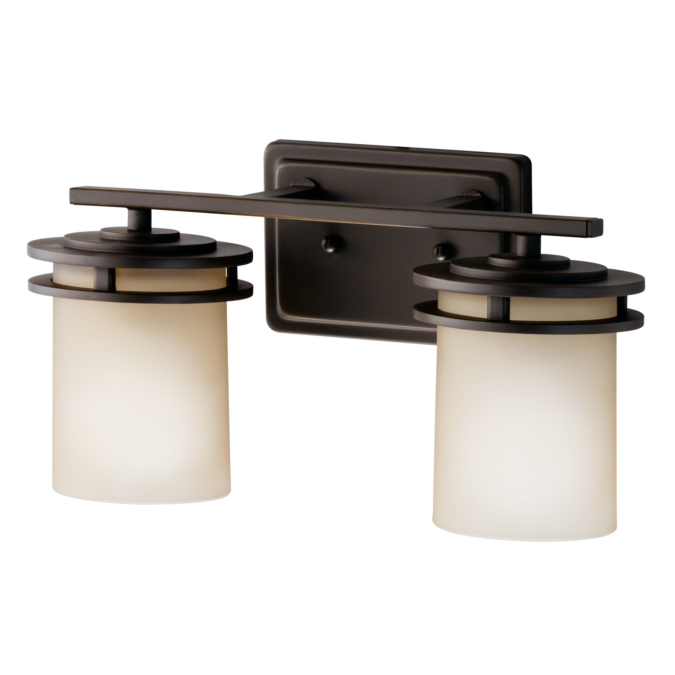 Kichler 5077OZ Hendrik 14.5-in 2-Light Olde Bronze Modern/Contemporary Vanity Light
