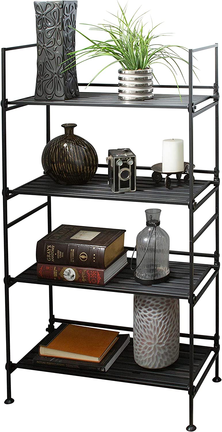Organize It All 4 Tier Espresso Freestanding Shelf