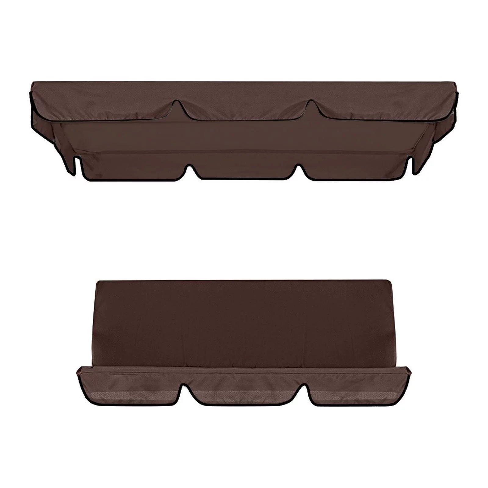 Swing Canopy Replacement Cover and Swing Chair Cover Set. Swing Waterproof Canopy Cover Garden Chair Outdoor Sunscreen