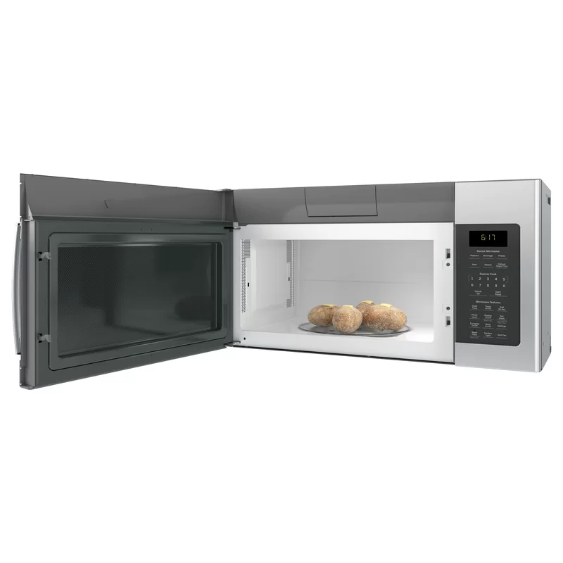 GE JVM6175YKFS 1.7 cu. ft. Over the Range Microwave in Fingerprint Resistant Stainless Steel with Sensor Cooking