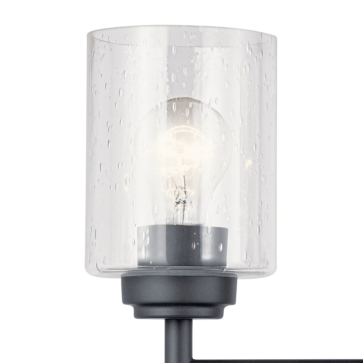 Kichler 45886BK Winslow 21.5-in 3-Light Black Modern/Contemporary Vanity Light (Black)