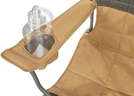 Kelty Loveseat Double Outdoor Camp Chair, 2-Person Camping, Festival, Concert Seat, Canyon Brown / Belluga