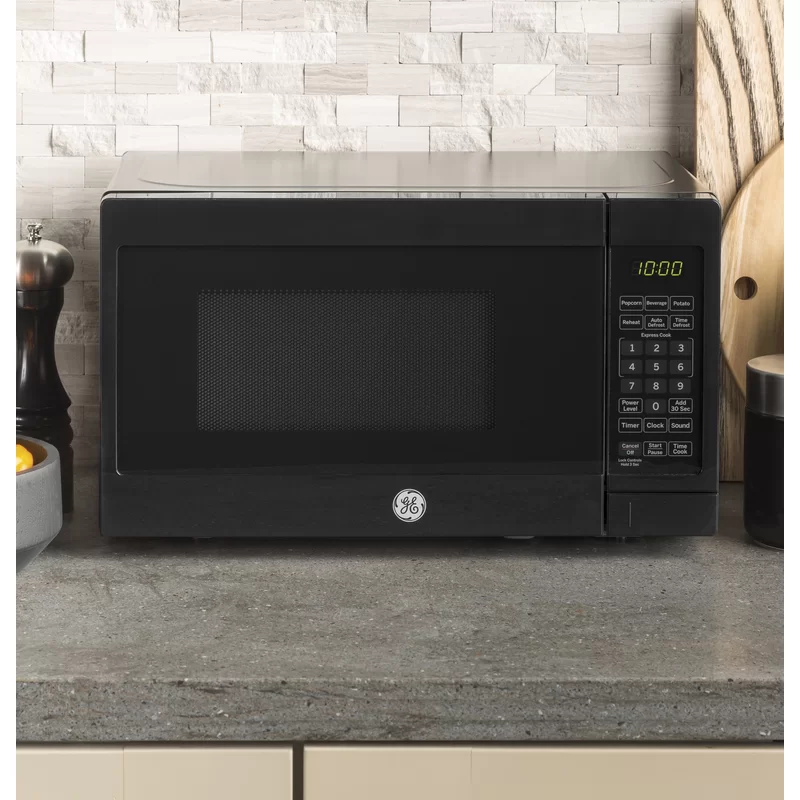 GE JES1072DMBB 0.7 cu. ft. Small Countertop Microwave in Black