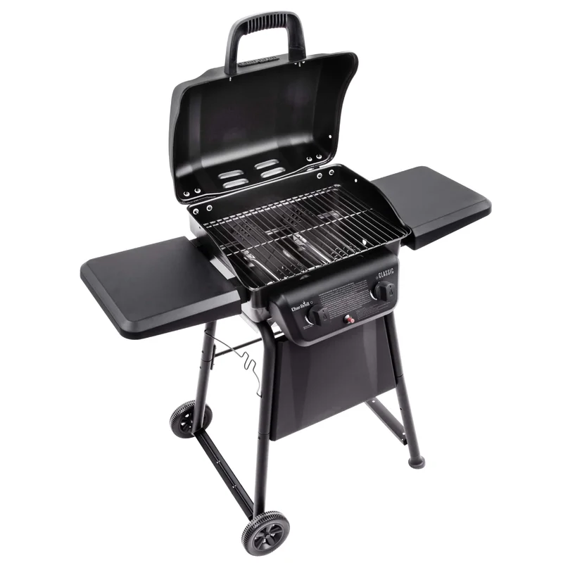 American Gourmet 463672717 Classic 280 2-Burner Liquid Propane Gas Grill, No Side, Black