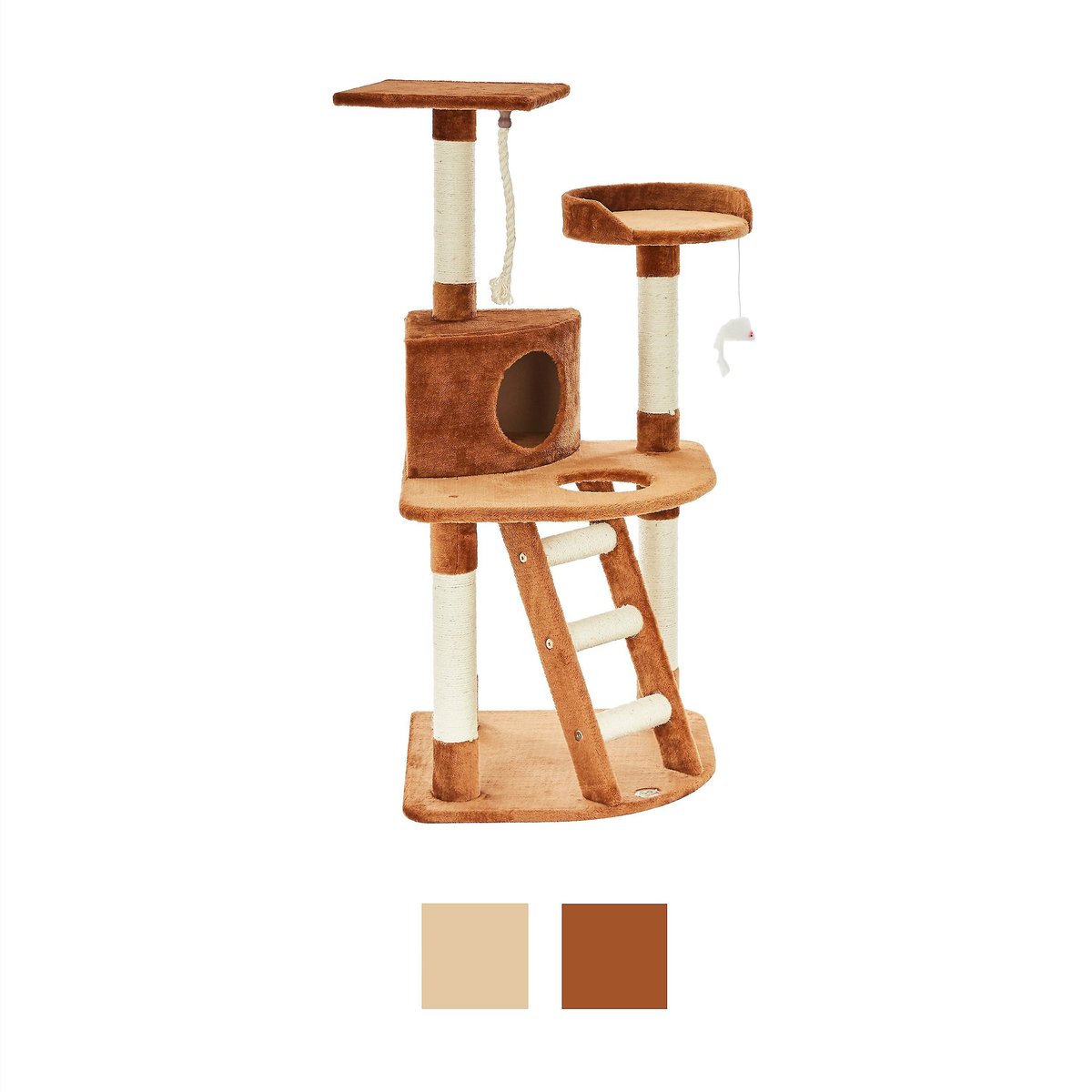 Go Pet Club 48-in Classic Sisal Posts Cat Tree Condo
