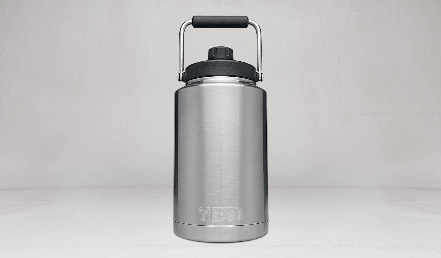YETI Rambler Gallon Jug, Vacuum Insulated, Stainless Steel with MagCap,  Stainless Steel