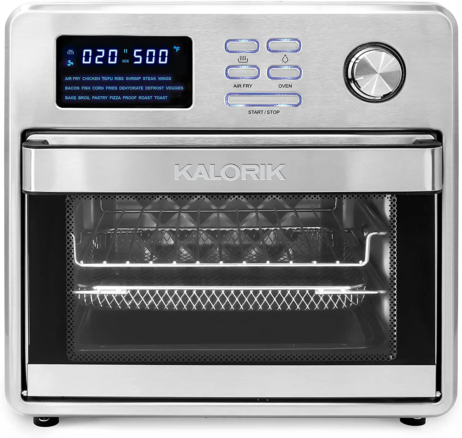 Kalorik  Maxx 6-Slice Stainless Steel Toaster Oven with Rotisserie (1600-Watt)