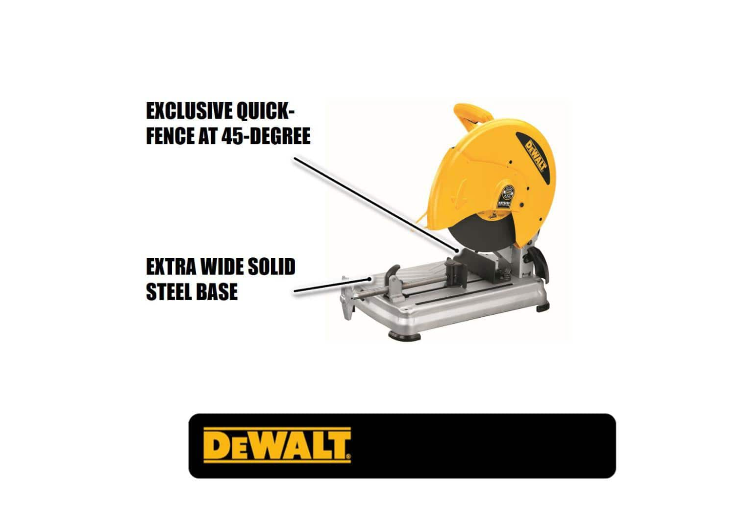 DEWALT D28715 15 Amp Corded 14 in. Cut-Off Saw