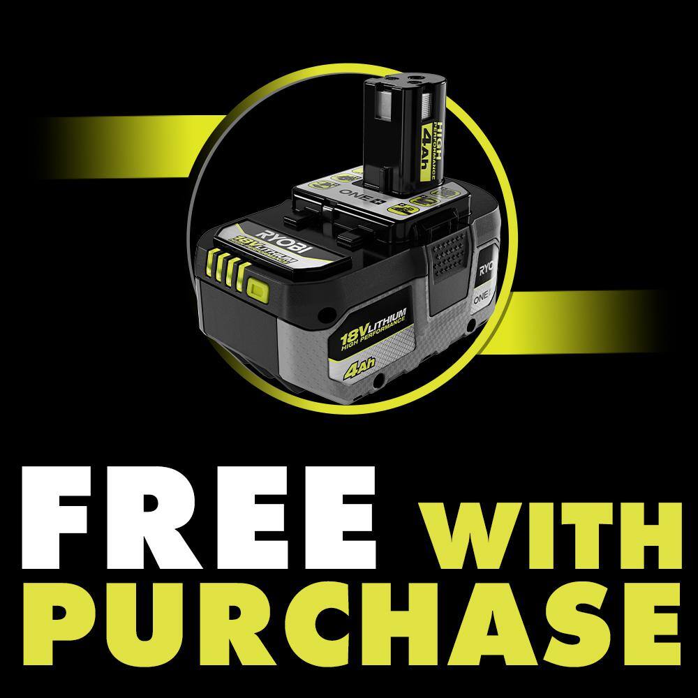 RYOBI PBLCS300B-PBP004 ONE+ HP 18V Brushless Cordless 7-1/4 in. Circular Saw with 4.0 Ah Lithium-Ion HIGH PERFORMANCE Battery