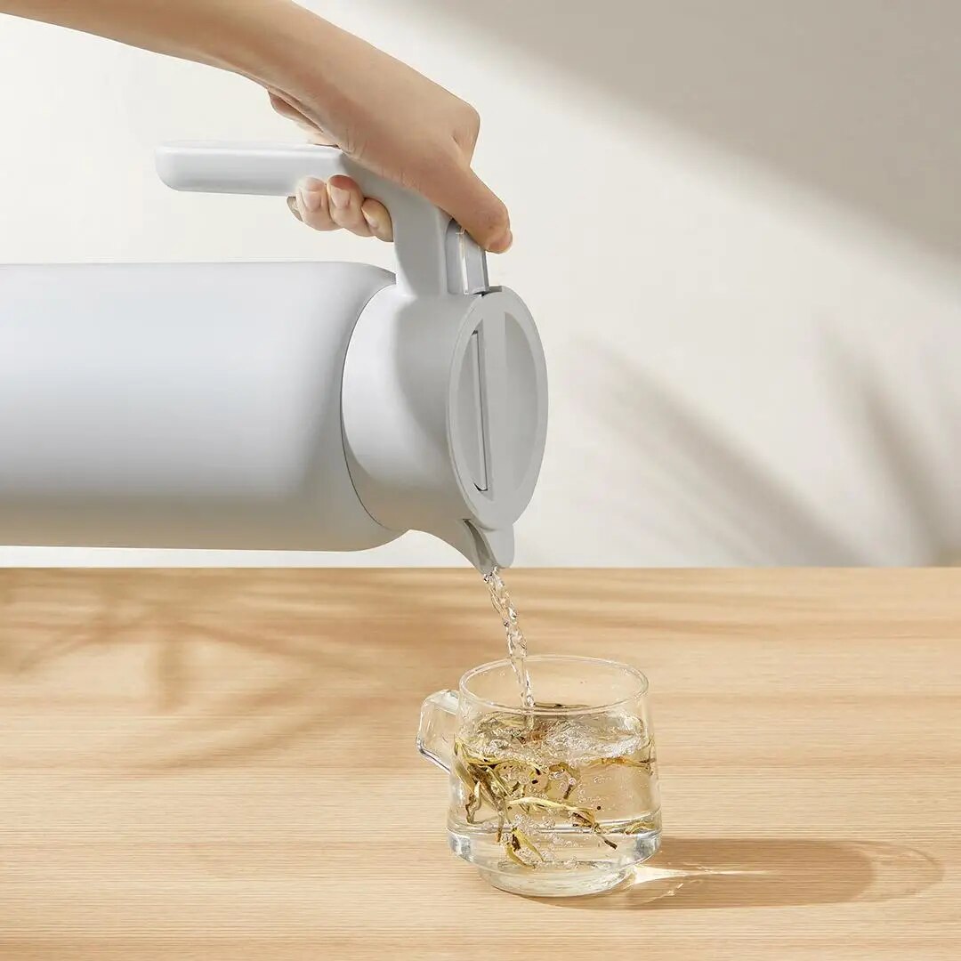 2023 new xiaomi mijia thermos kettle vacuum insulated bottle for hotcold drinks 18l 60oz coffee carafe hot water tea dispenser 9943