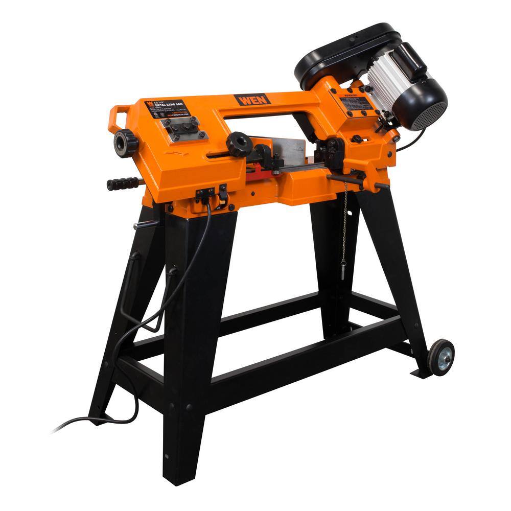 WEN BA4664 4 in. x 6 in. Metal-Cutting Band Saw with Stand