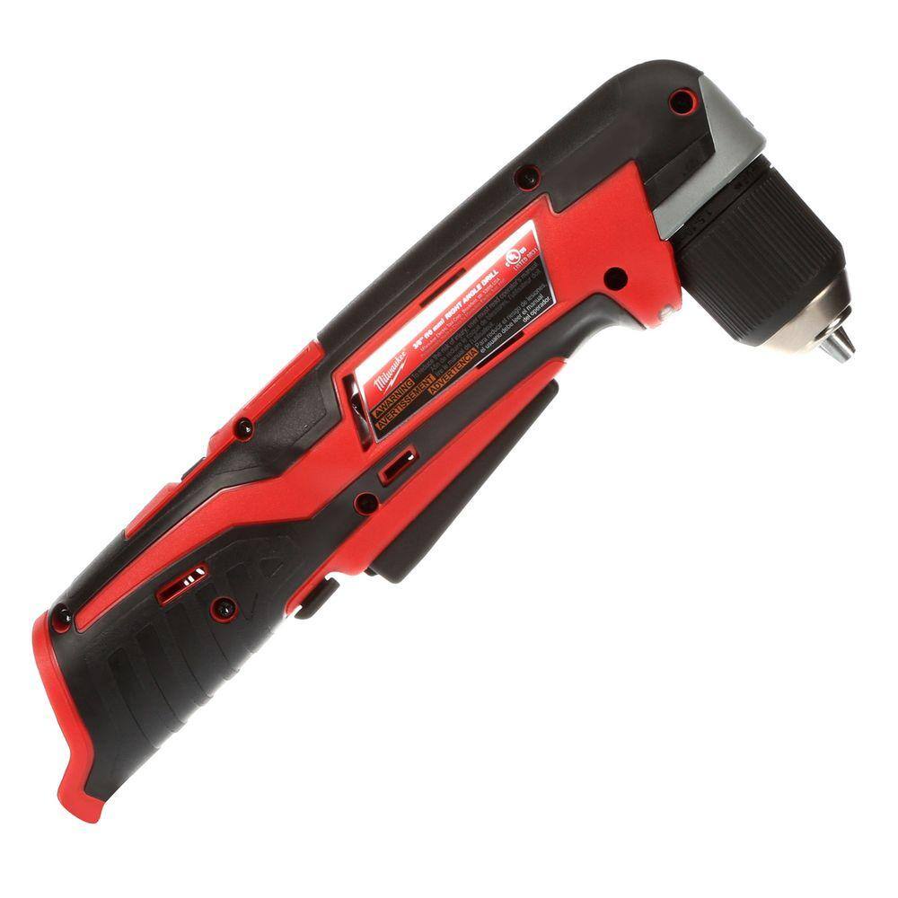 Milwaukee 2415-20 M12 12V Lithium-Ion Cordless 3/8 in. Right Angle Drill (Tool-Only)