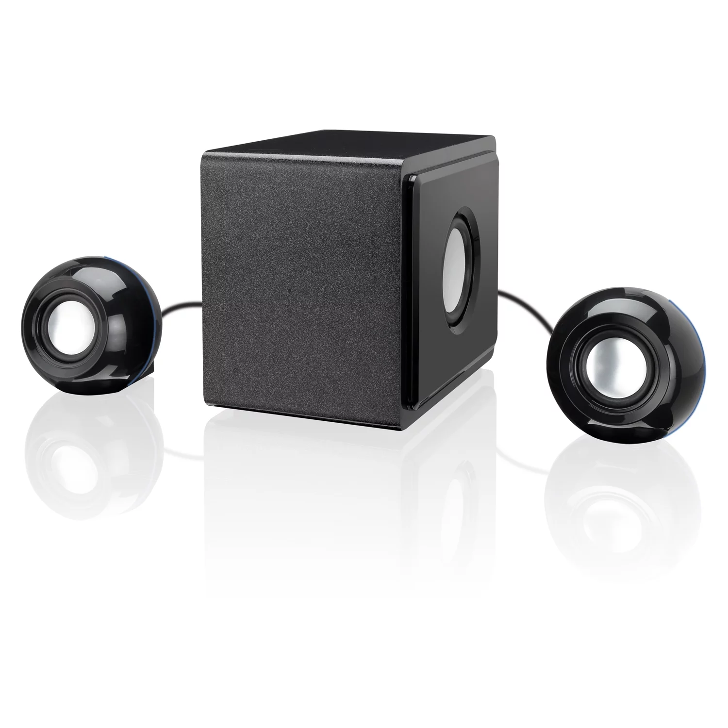 GPX 2.1 Channel Home Theater System with Subwoofer. Black. HT12B