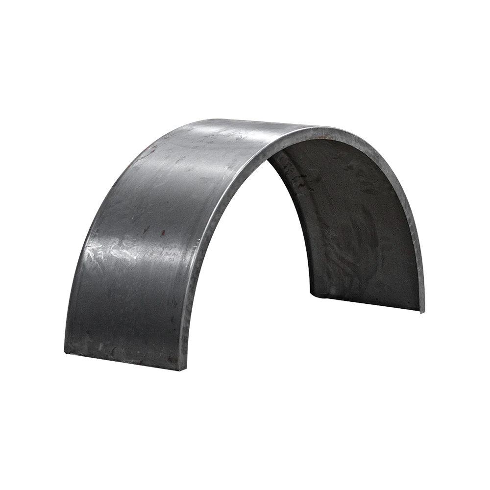 Single Axle 9x32 Smooth Steel Rolled Fender