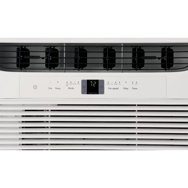 Frigidaire FFRA062WAE Window-Mounted Room Air Conditioner, 6,000 BTU with Multi-Speed Fan, Sleep Mode, Programmable Timer, in White