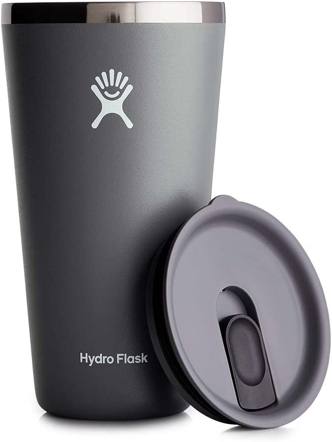 Hydro Flask 28oz All Around Tumbler – Stainless Steel Reusable Insulated Travel Drinking Cup Water Bottle with Lid (Stone)