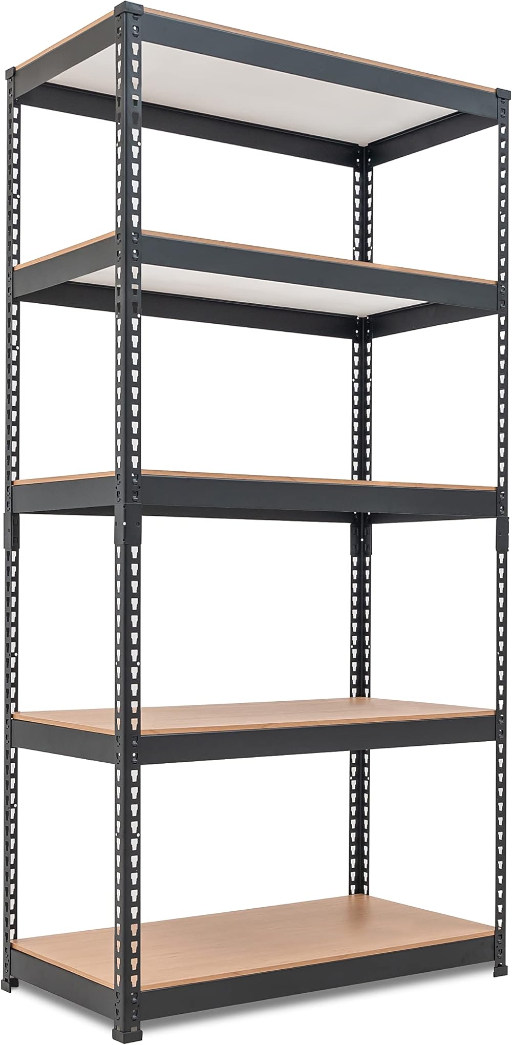 Lamination Rack HOMEDANT 5 Tier Laminated Metal Shelving Unit Adjustable Garage Storage ...