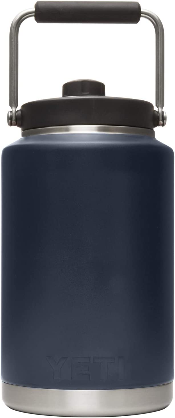 YETI Rambler Gallon Jug, Vacuum Insulated, Stainless Steel with MagCap, Navy