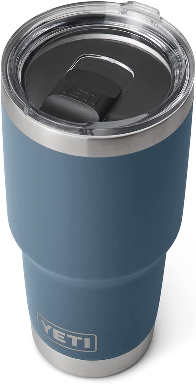 YETI Rambler 30 oz Stainless Steel Vacuum Insulated Tumbler w/MagSlider Lid, Nordic Blue