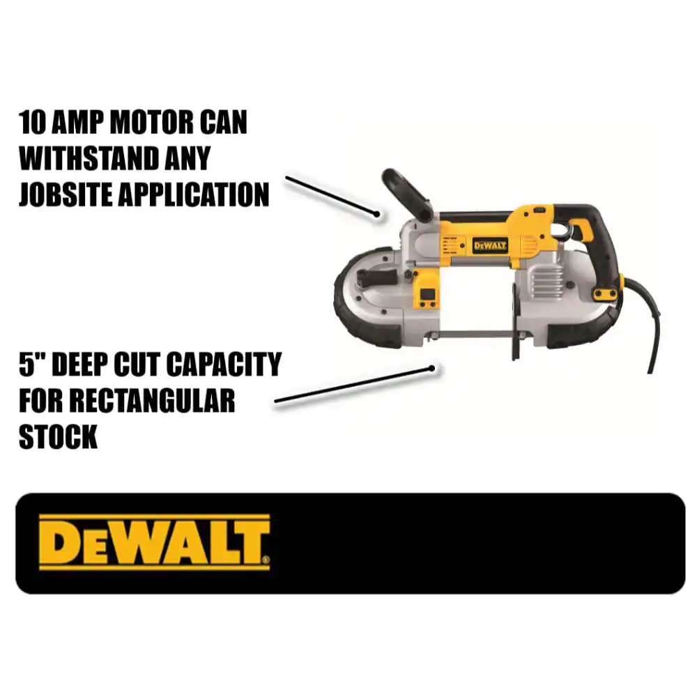 DEWALT DWM120 10 Amps 4.75-in Portable Band Saw