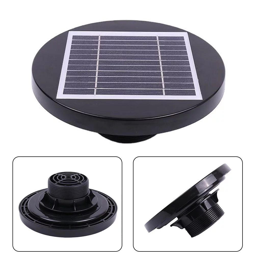 Solar Powered Roof Fan Ventilator Loft Vent for Boat Rv Greenhouse Shed Caravan