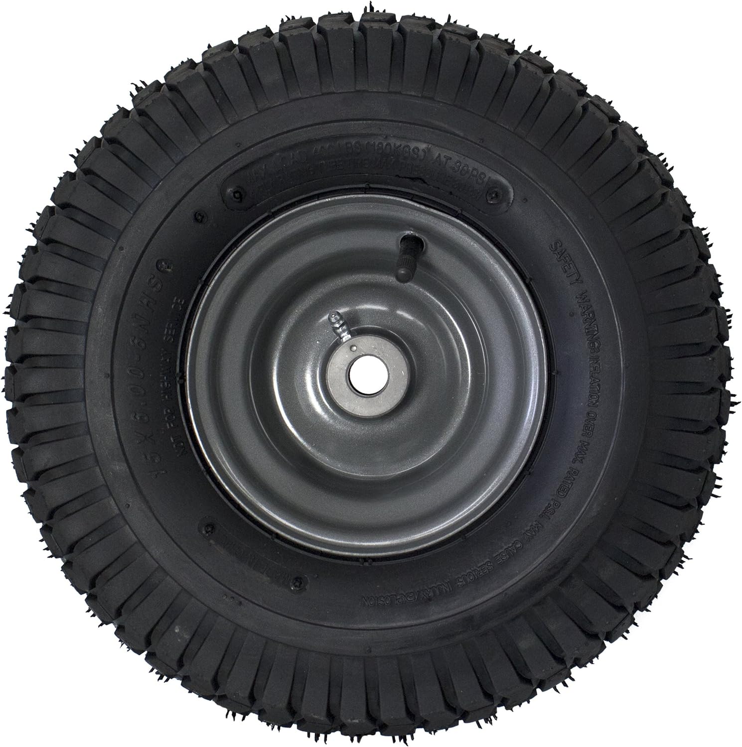 2 pack 15x6 00 6 front tire assembly replacement for craftsman riding mowers
