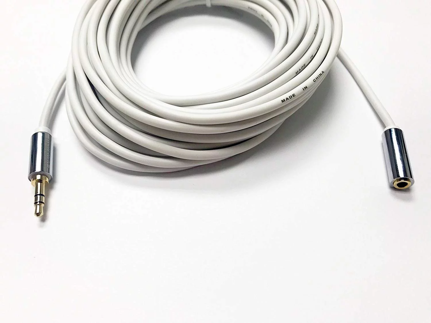 OMNIHIL (30FT) Auxillary AUX Cable Compatible with GPX Top Loading CD Boombox AM/FM Radio (BC112B)