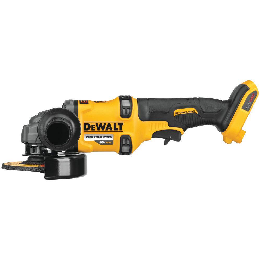 DEWALT DCG418B FLEXVOLT 60V MAX Cordless Brushless 4.5 in. to 6 in. Small Angle Grinder with Kickback Brake (Tool Only)