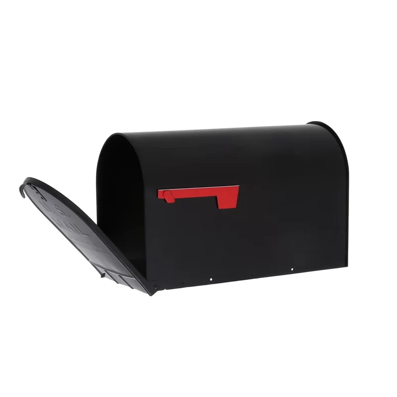 Gibraltar Mailboxes ST200B00 Stanley Black, Extra Large, Steel, Post Mount Mailbox