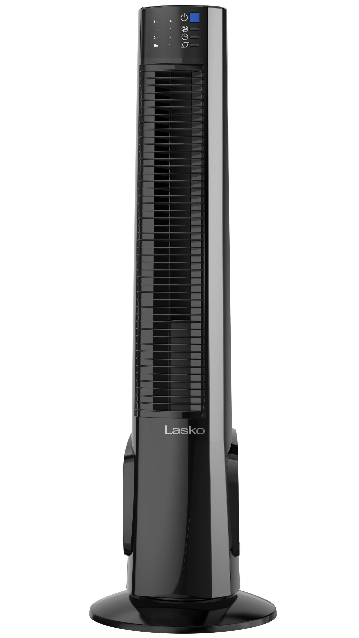 Lasko 38′′ Hybrid Tower Fan with Remote Control, T38415, Black/Silver