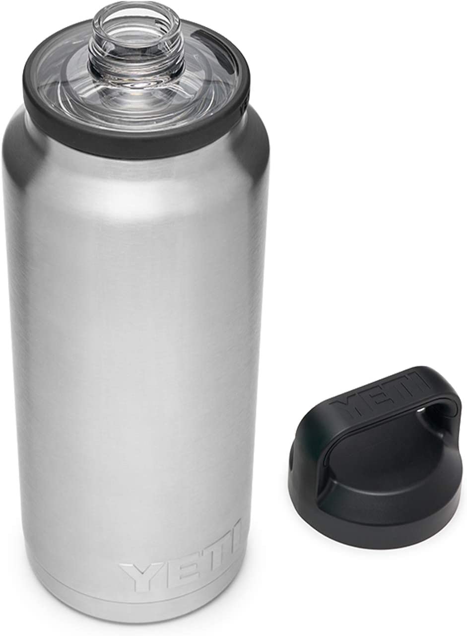 YETI Rambler 36 oz Bottle, Vacuum Insulated, Stainless Steel with Chug Cap, Stainless