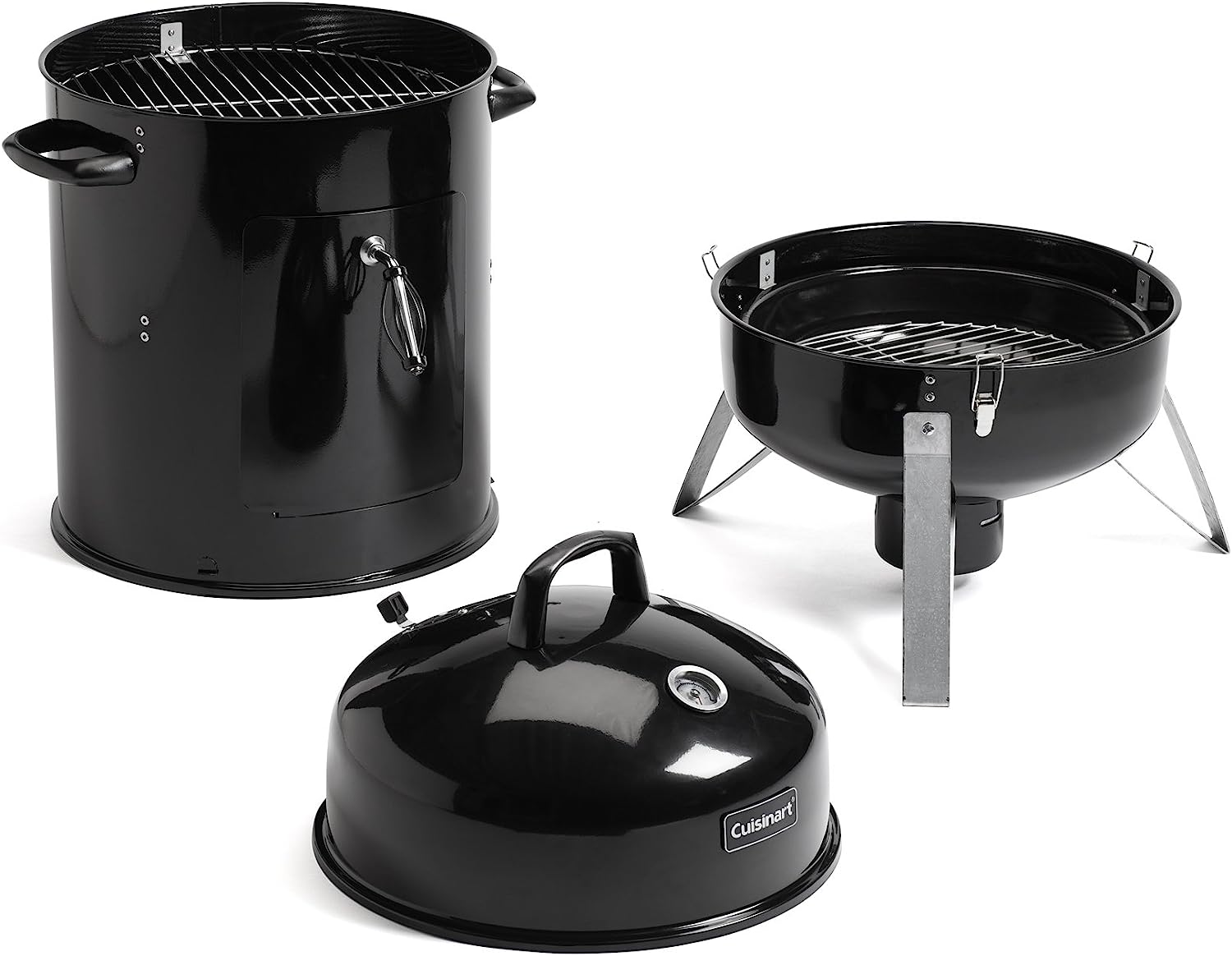 Cuisinart COS-116 Vertical Charcoal Smoker, Black