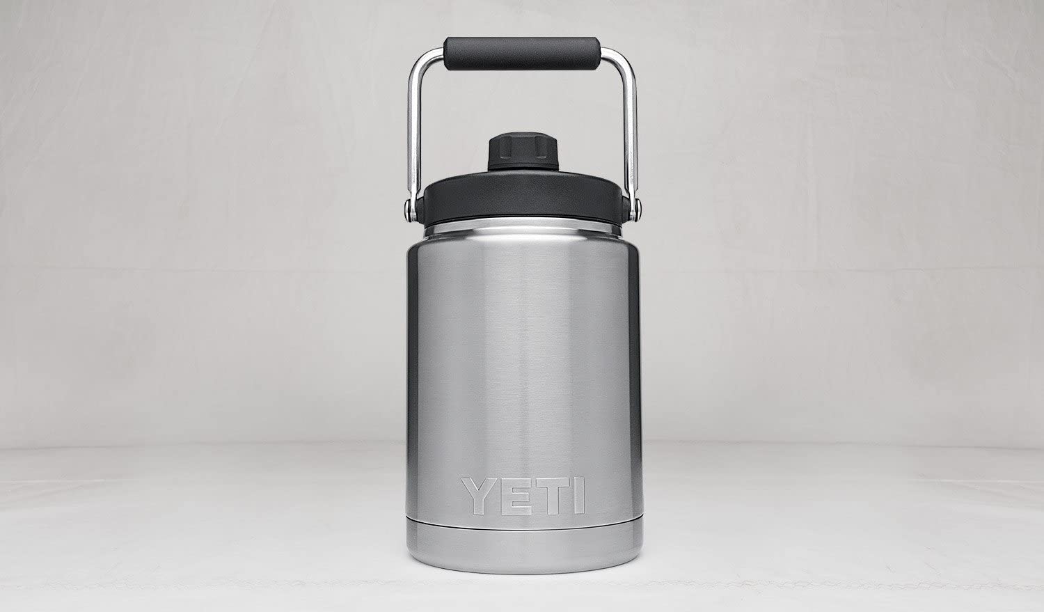 YETI Rambler Vacuum Insulated Stainless Steel Half Gallon Jug with MagCap, Stainless Steel
