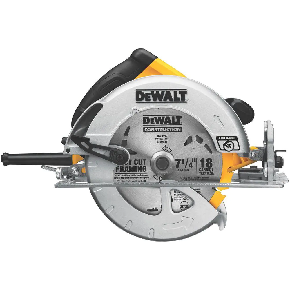 DEWALT DWE575SB 15 Amp 7-1/4 in. Lightweight Circular Saw with Electric Brake