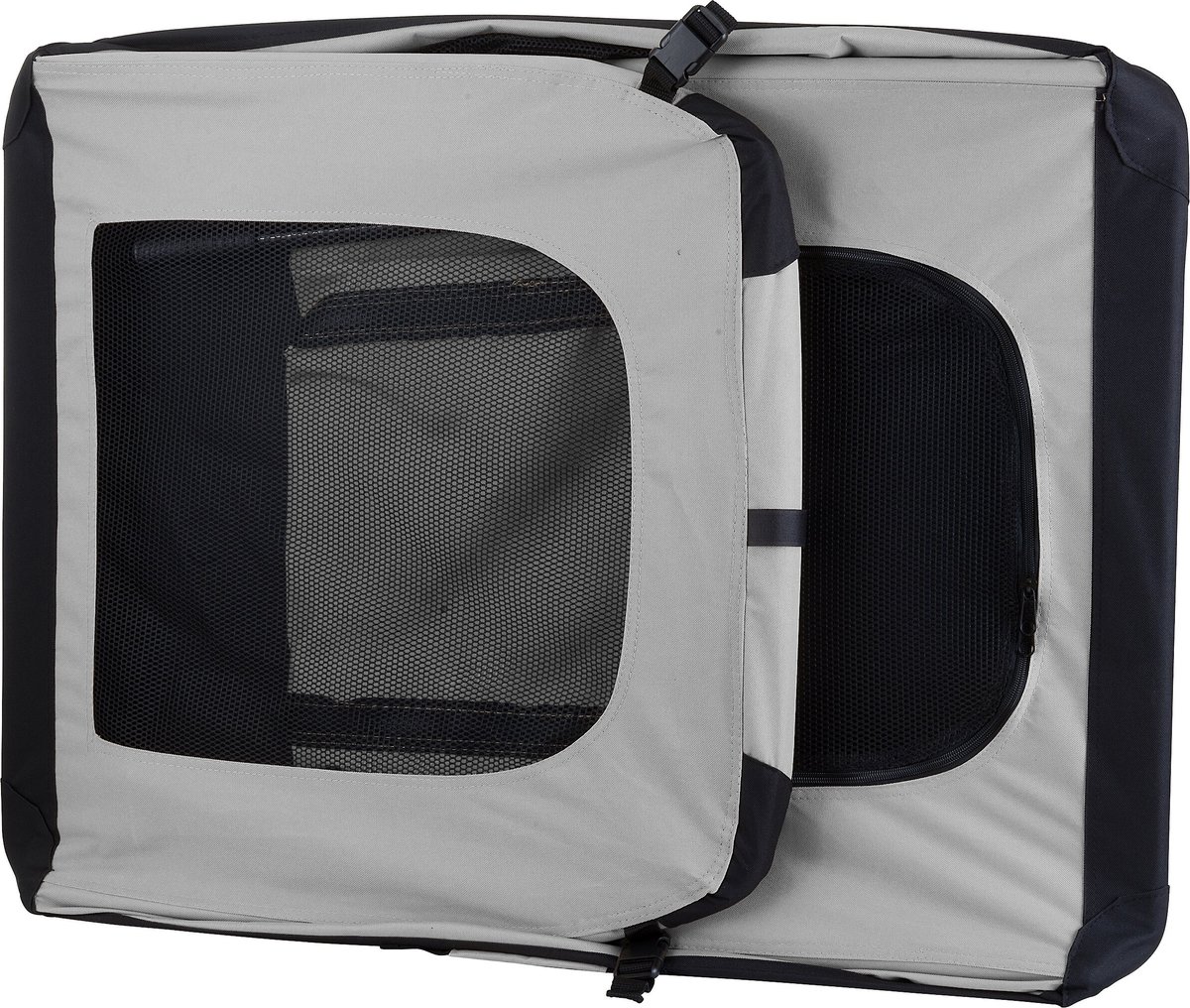 Zampa Double Door Collapsible Soft-Sided Dog Crate