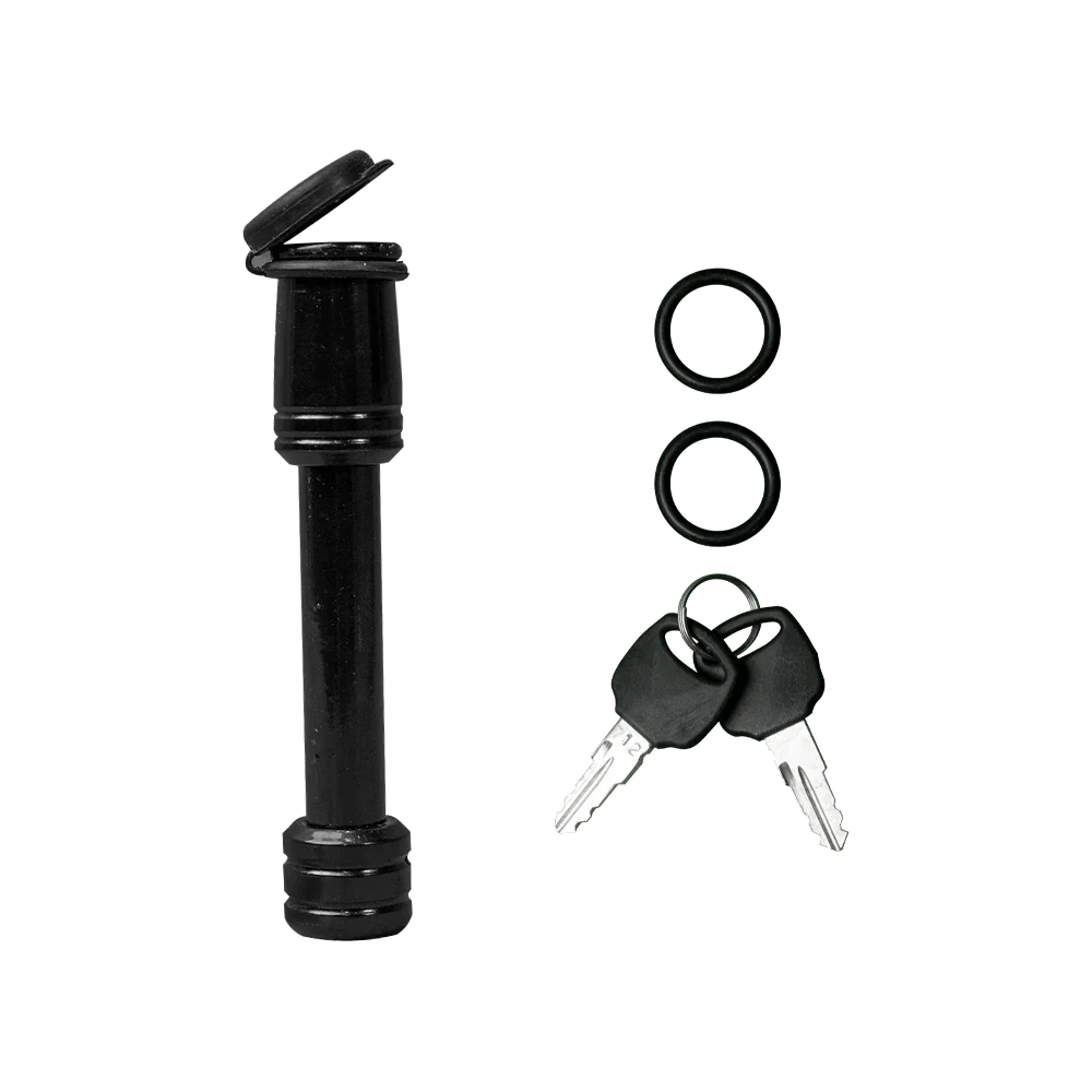 Trailer Tow Hitch Lock w/ 2 keys (PS-18020 Chrome or PS-18021 Black)