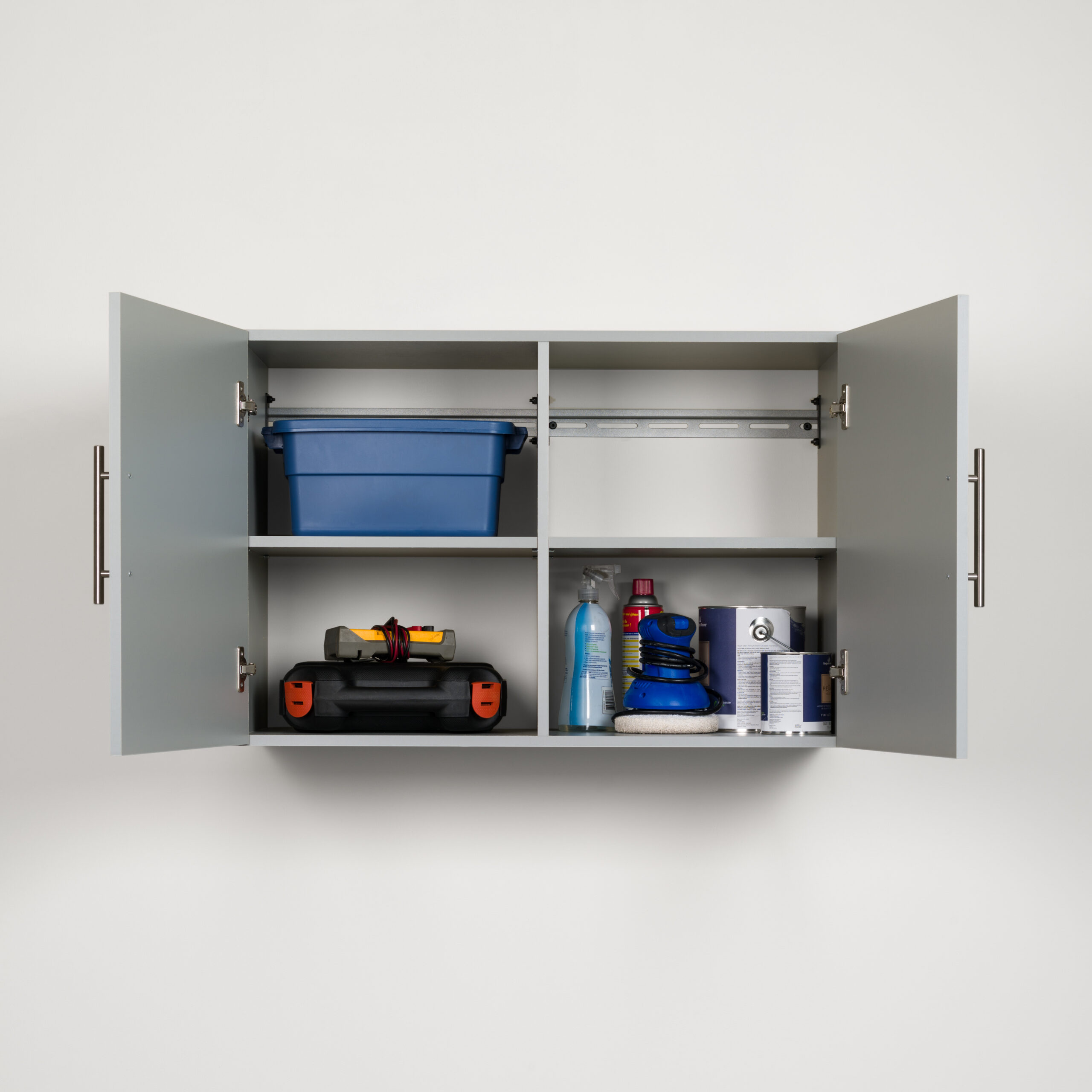 Prepac 2-Shelf Upper Storage Cabinet, Gray