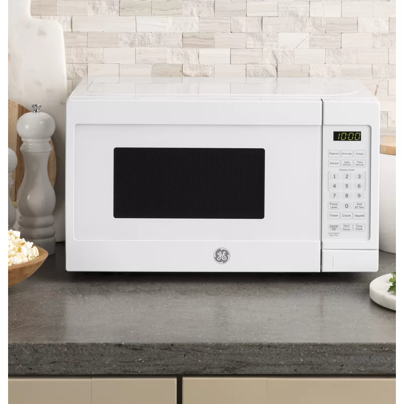 GE JES1072DMWW 0.7 cu. ft. Small Countertop Microwave in White